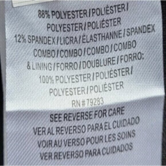 Black Satin Off Shoulder Blouse NWT Sz XL - Picture 14 of 14